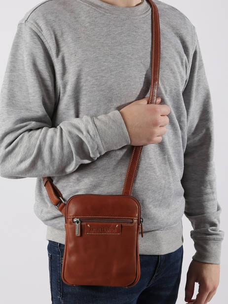 Cross Body Tas Arthur Leder Arthur & aston Bruin johany 8 ander zicht 2